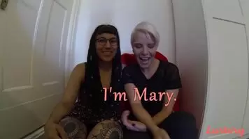 Licking to the plan w/ Mary & Ann.
