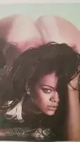 Rihanna bending over for a load