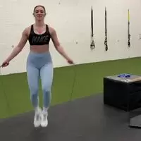 Busty ThickFit Skipping
