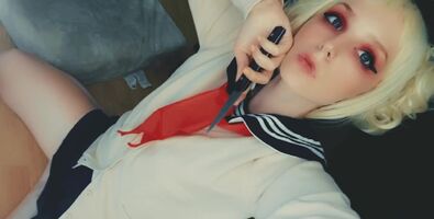 my toga cosplay attempt 😩