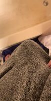 Uncovering my cock before I shower