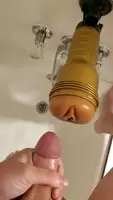Here's your treat! Literally fucked my fleshlight for two hours, shaking and cumming!