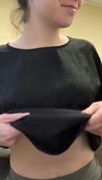 getting my nipples hard in the office