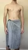 There goes the towel...