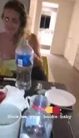 Drunk Girl Showing Snapchat Tits To Family r/BoobsBar