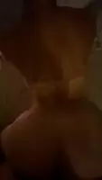 A candle lit railing in doggy. Dripping rewatching it 👀💦😈