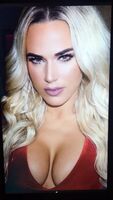 WWE superstar Lana takes a MONSTROUS LOAD OF CUM to her gorgeous face and hot tits!!!!