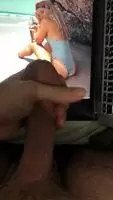 College girl teasing her ass for a load