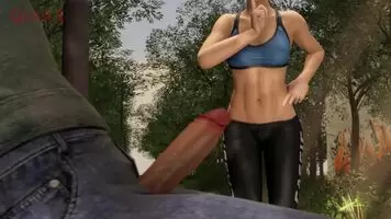 Cassie having some fun in the park