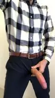 Throbbing for some stress relief in my office