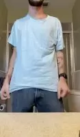 Taking everything off and feeling my cock grow