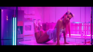 Ariana Grande on all fours