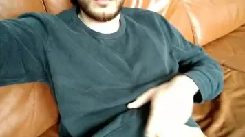Beard, abs, huge cock.