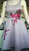 Having un in the kitchen in my pretty dress 🥰🌺