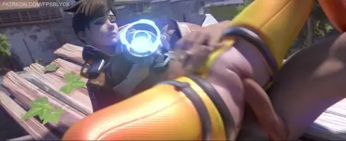 Tracer fucked hard from behind